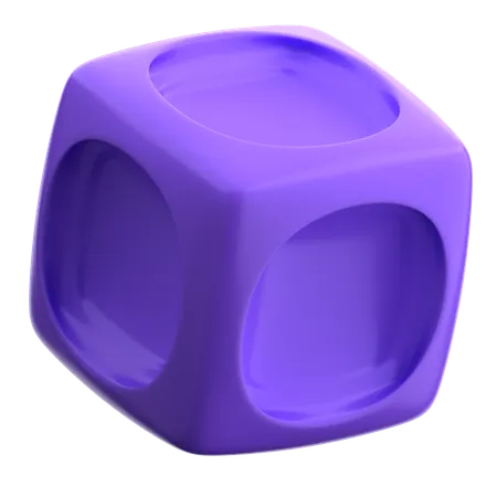 3 D Cube Abstract Shapes  3D Icon