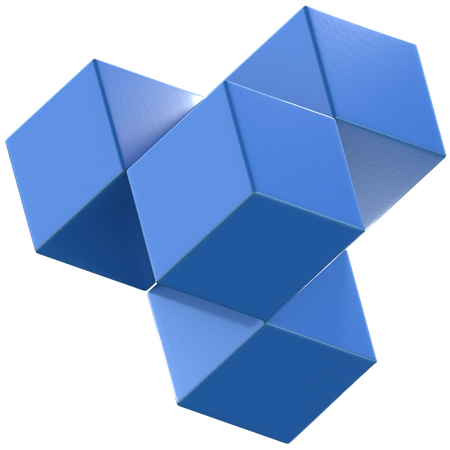 3 D Cube Shape  3D Icon