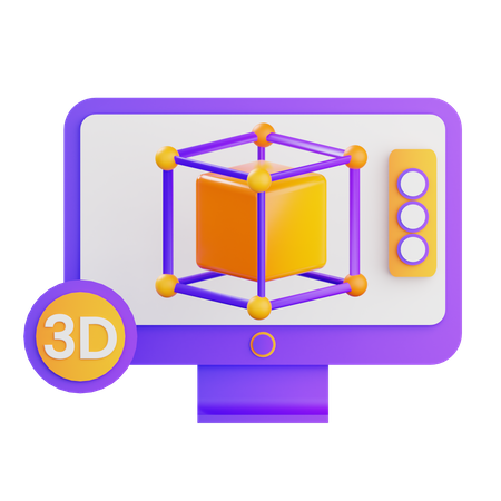 3 D Design  3D Icon