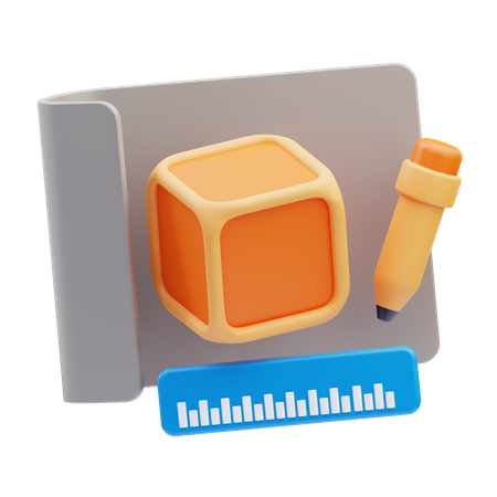 3 D Design  3D Icon