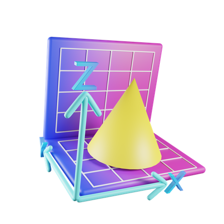 3 D Designing  3D Icon