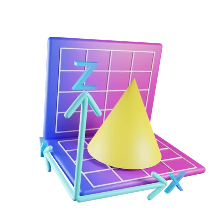 3 D Designing  3D Icon