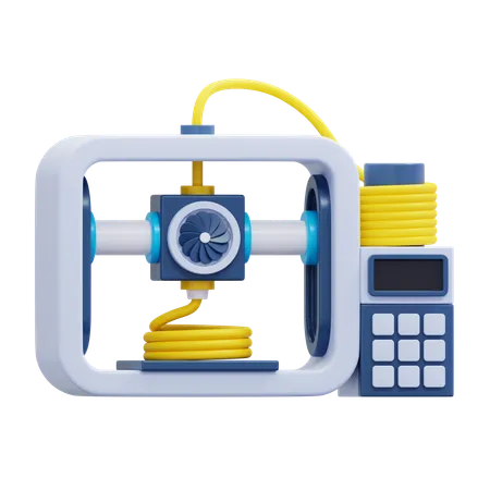 3D Drucker  3D Icon