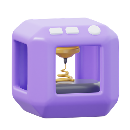 3D Drucker  3D Icon