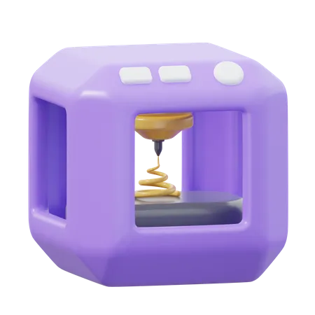 3D Drucker  3D Icon