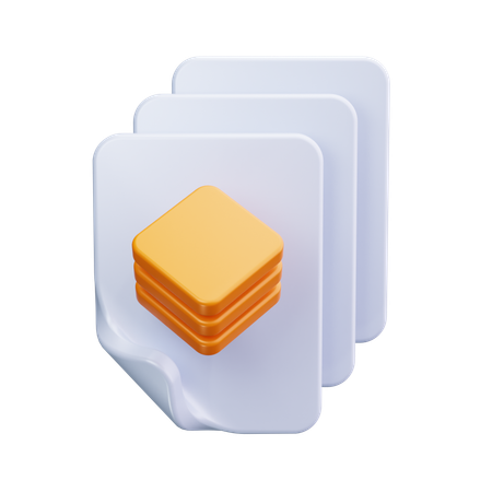 3 D File  3D Icon