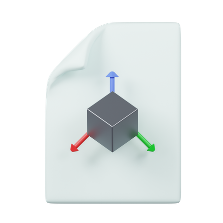 3 D Files  3D Icon