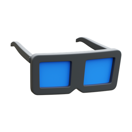 3 D Glasses  3D Icon