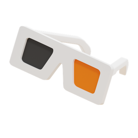 3 D Glasses  3D Icon