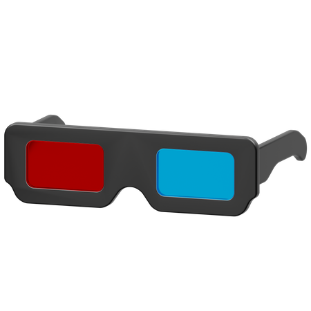 3 D Glasses  3D Icon