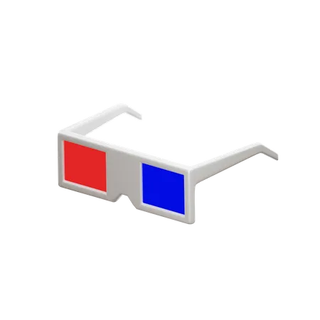 3 D Glasses  3D Icon