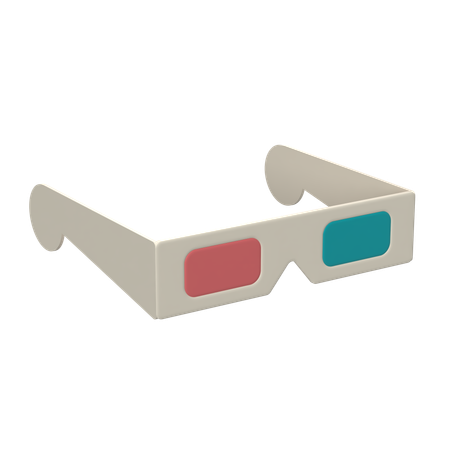 3 D Glasses  3D Icon