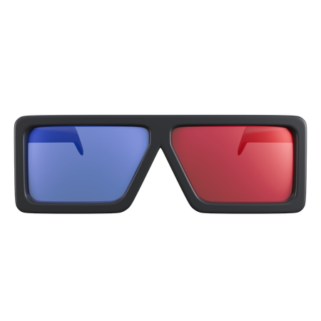 3 D Glasses  3D Icon