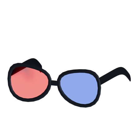 3 D Glasses 3D Icon