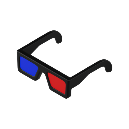 3 D Glasses 3D Illustration