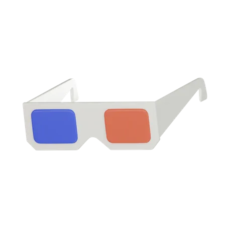 3 D Glasses  3D Icon