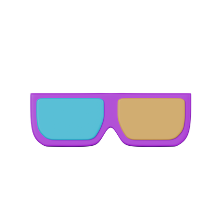 3 D Goggles  3D Icon