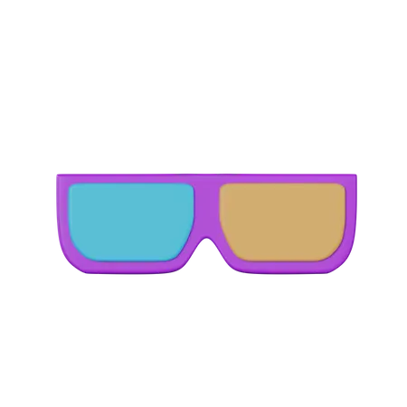 3 D Goggles  3D Icon
