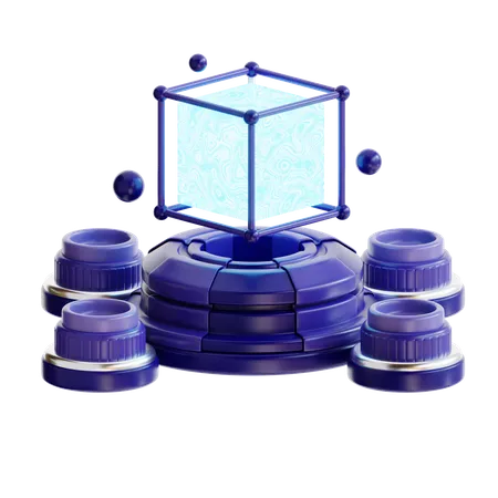 3 D Hologram  3D Icon