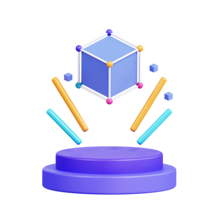 3D-Hologramm  3D Icon