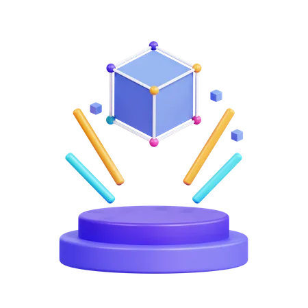 3D-Hologramm  3D Icon