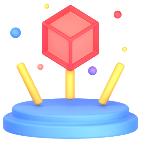 3D-Hologramm  3D Icon