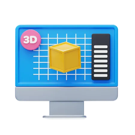 3 D Model  3D Icon