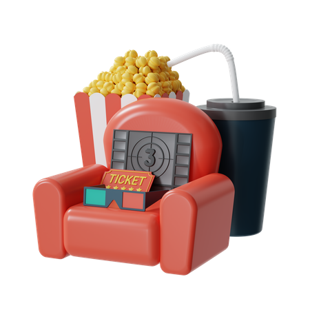 3 D Movie  3D Icon