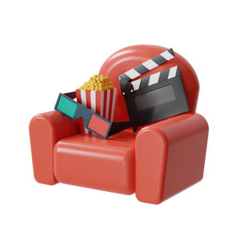 3 D Movie  3D Icon