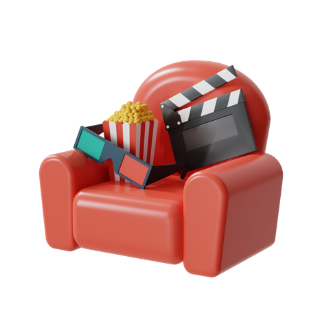 3 D Movie  3D Illustration