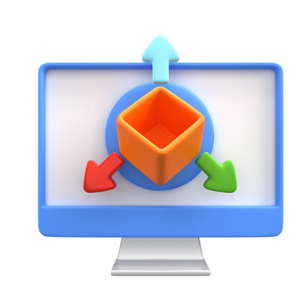 3 D Object  3D Icon
