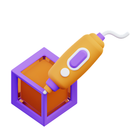 3 D Pen  3D Icon