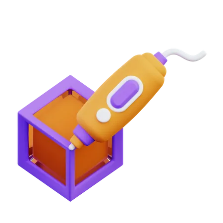 3 D Pen  3D Icon