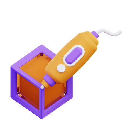 3 D Pen  3D Icon