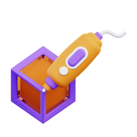 3 D Pen  3D Icon