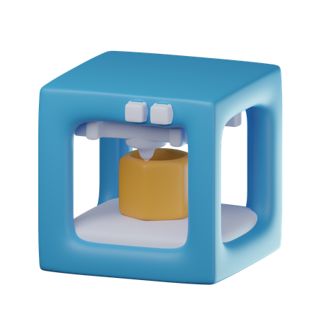 3 D Printer  3D Icon