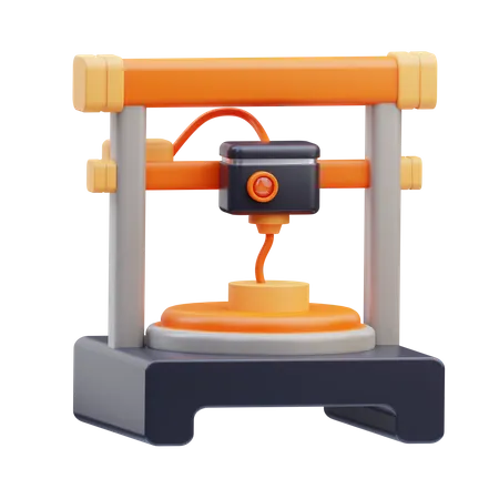 3 D Printer  3D Icon