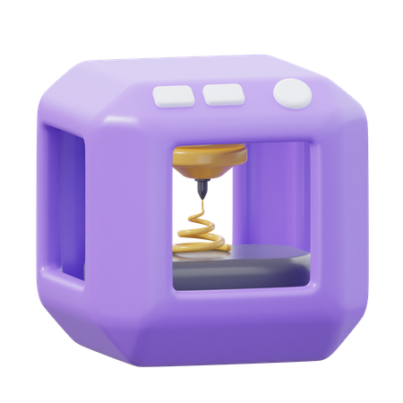 3 D Printer  3D Icon