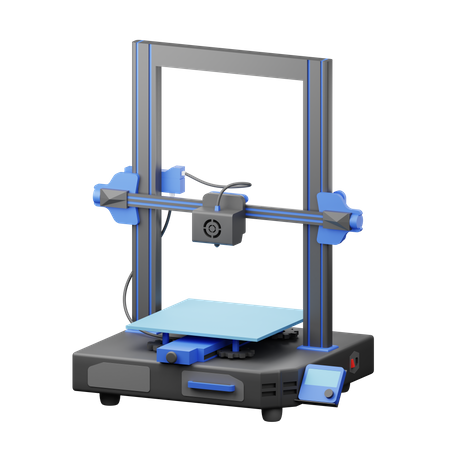 3 D Printer  3D Illustration