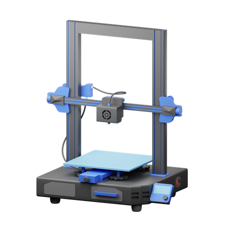 3 D Printer 3D Illustration