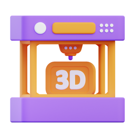 3 D Printing  3D Icon
