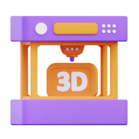 3 D Printing  3D Icon