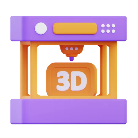 3 D Printing  3D Icon