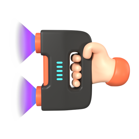 3 D Scanner  3D Icon