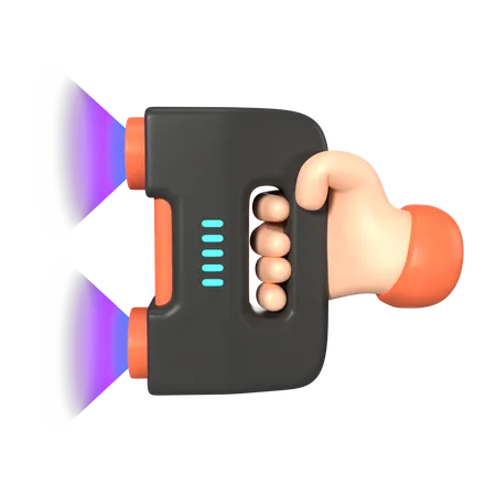 This Is 3 D Scanner 3 D Render Illustration Icon It Comes As A High Resolution PNG File Isolated On A Transparent Background The Available 3 D Model File Formats Include BLEND OBJ FBX And GLTF 3D Icon