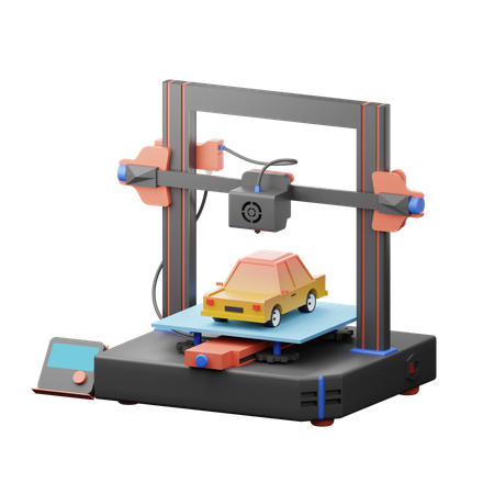 3D-Spielzeugdruck  3D Illustration