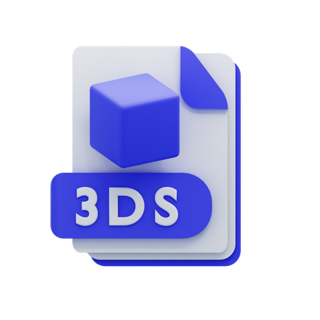 3 Ds File  3D Icon