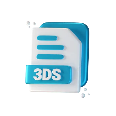 3 Ds File 3D Icon