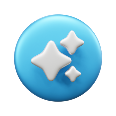 3 estrelas  3D Icon