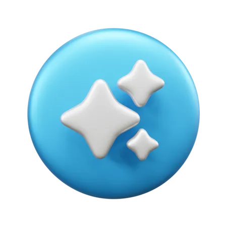 3 estrelas  3D Icon